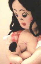 breastfeeding doll