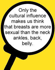 breast seen as sexual because of cultural influence