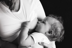 Breastfeeding on the beach