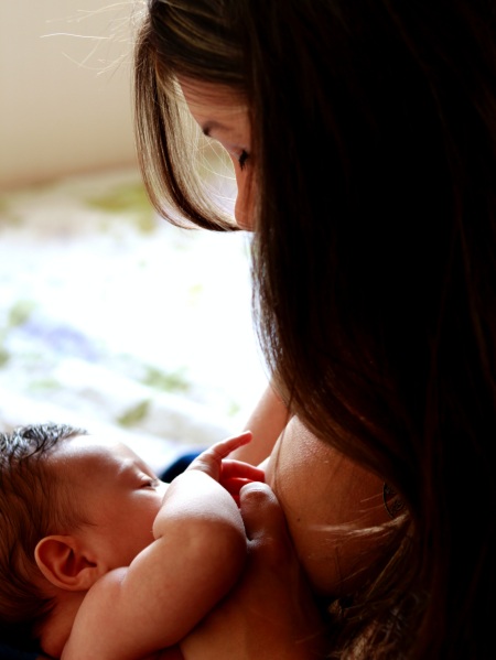 a nursing child