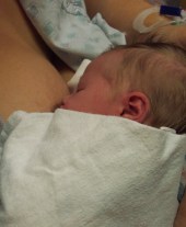 nursing a newborn
